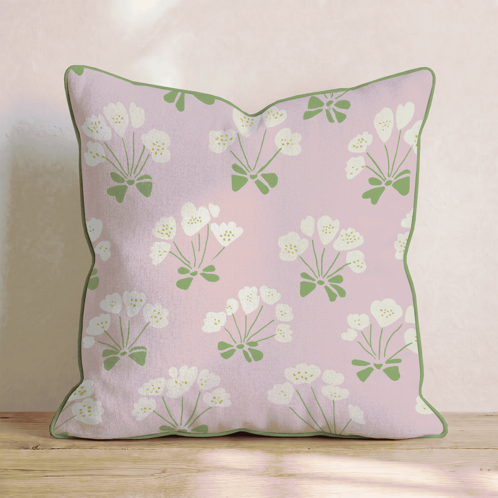 Baby's Breath Throw Pillow - Hillcroft Home