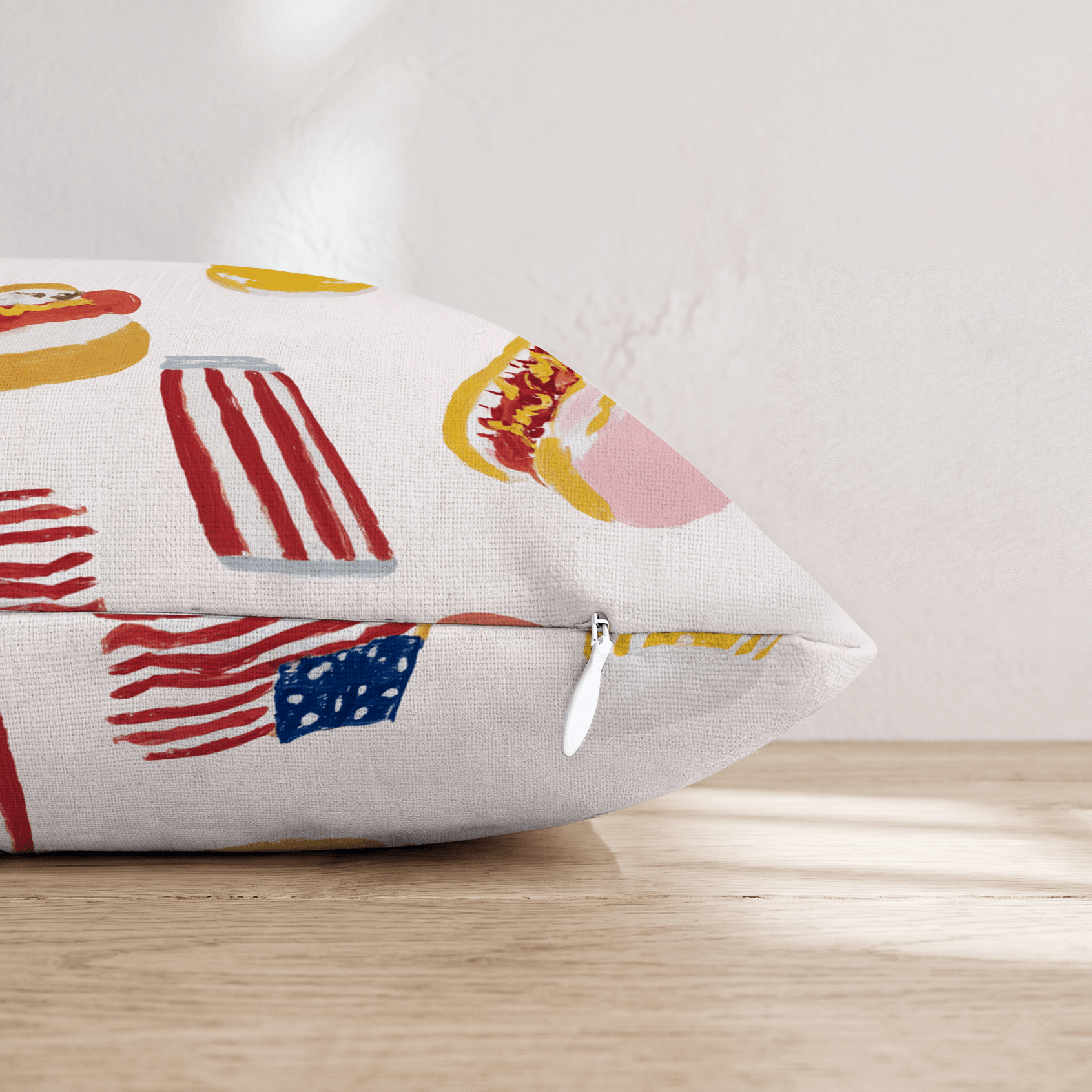Backyard Cookout Throw Pillow - Hillcroft Home