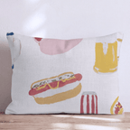 Backyard Cookout Throw Pillow - Hillcroft Home
