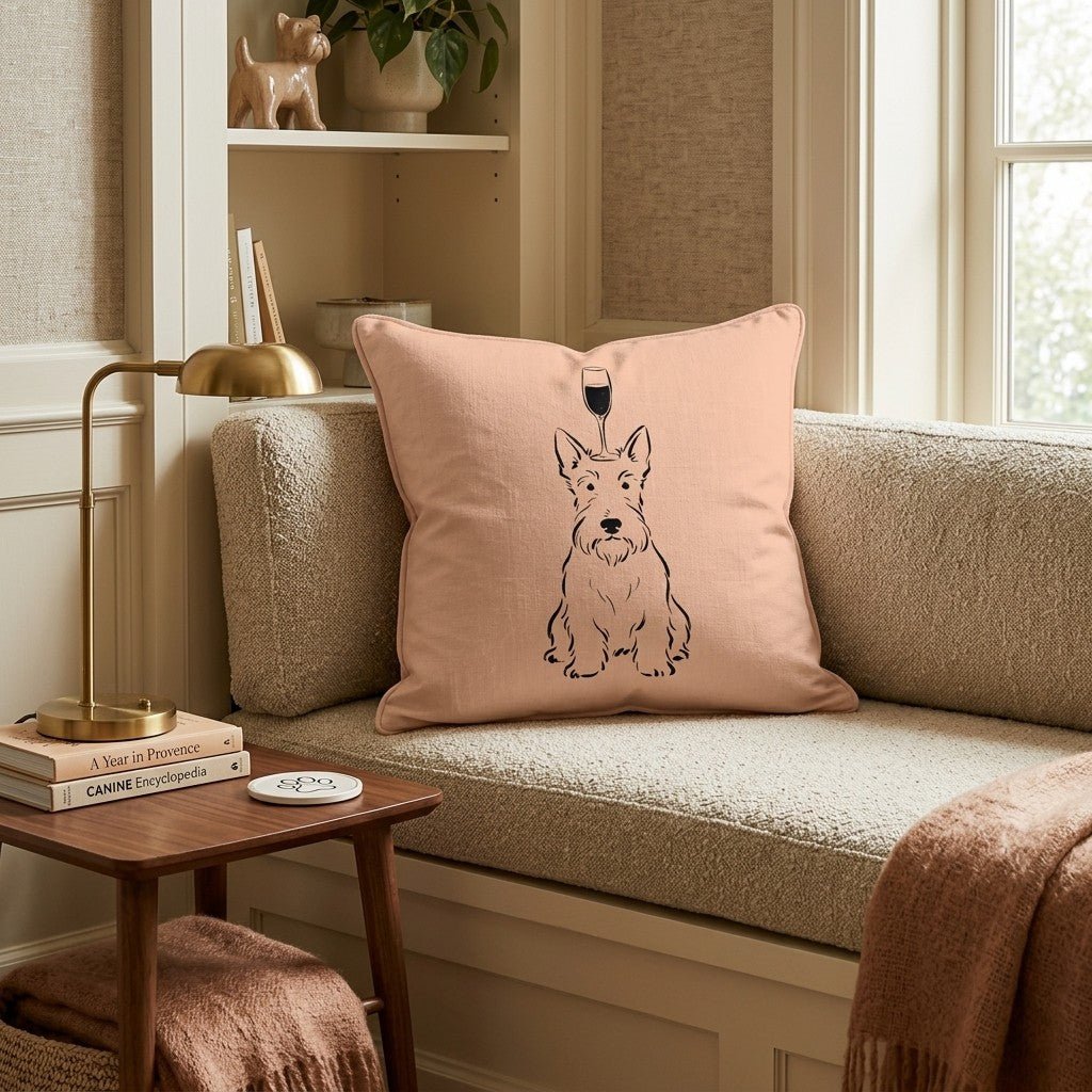 Balanced Scottie Throw Pillow - Hillcroft Home