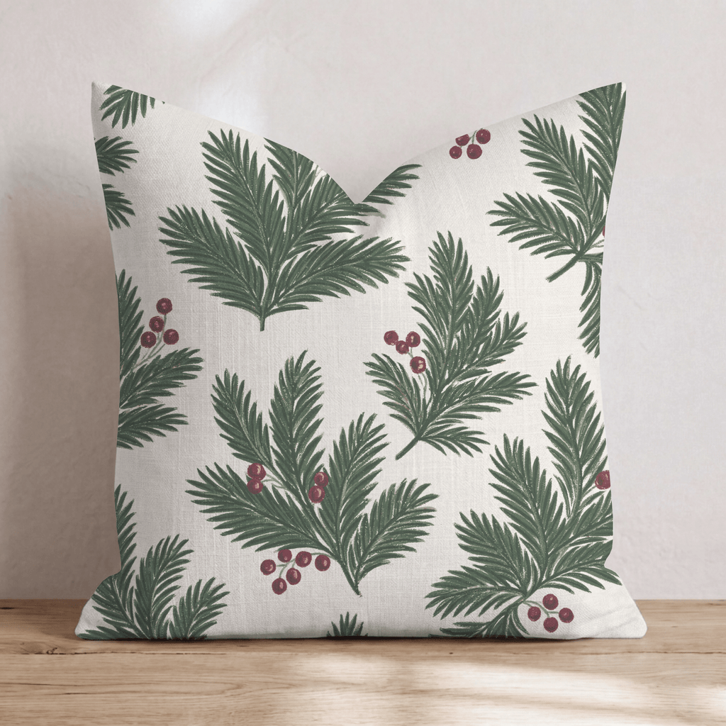 Balsam & Berries Throw Pillow throw pillow - Hillcroft Home