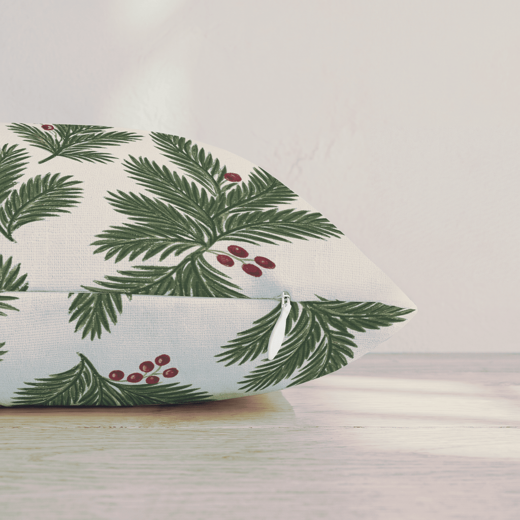 Balsam & Berries Throw Pillow throw pillow - Hillcroft Home