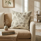 Banana Leaf Throw Pillow - Hillcroft Home