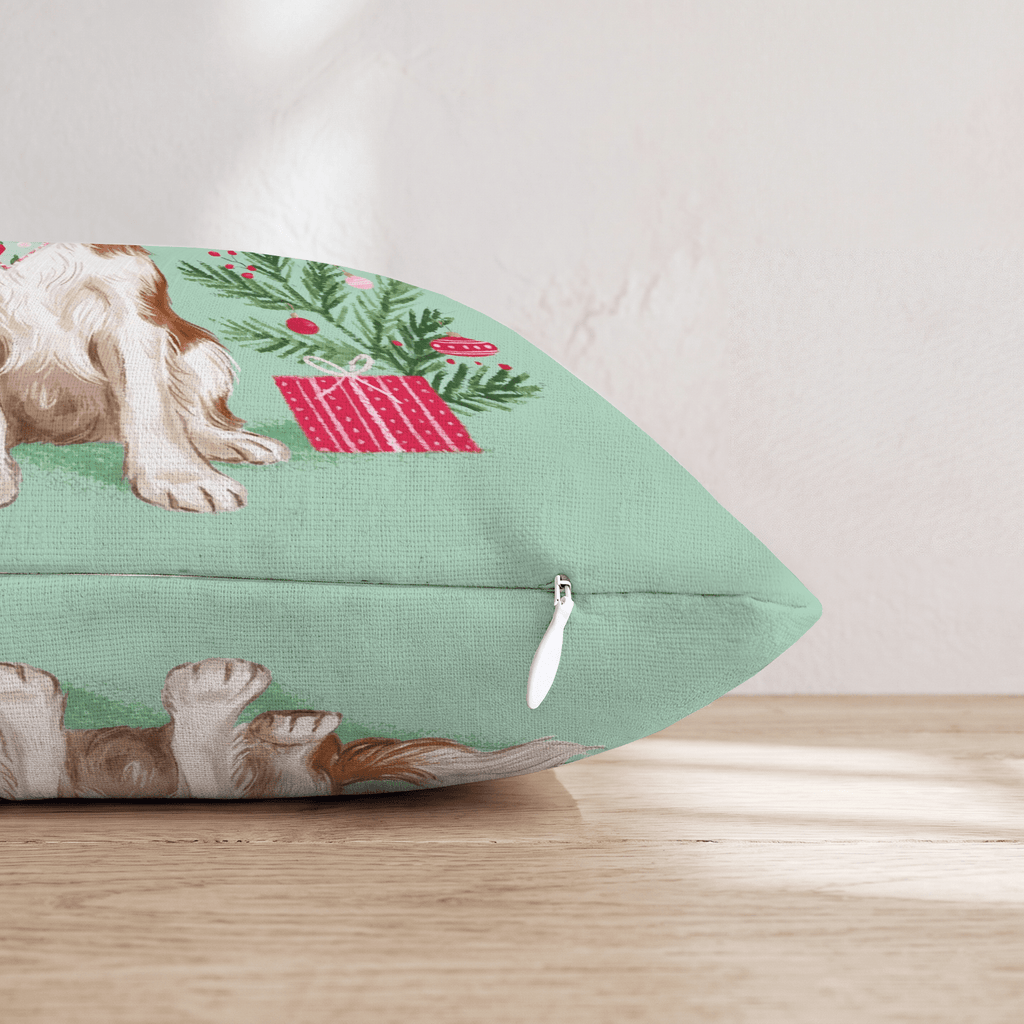 Bandana Cavalier King Charles Spaniel Gift Throw Pillow - Hillcroft Home