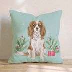 Bandana Cavalier King Charles Spaniel Gift Throw Pillow - Hillcroft Home