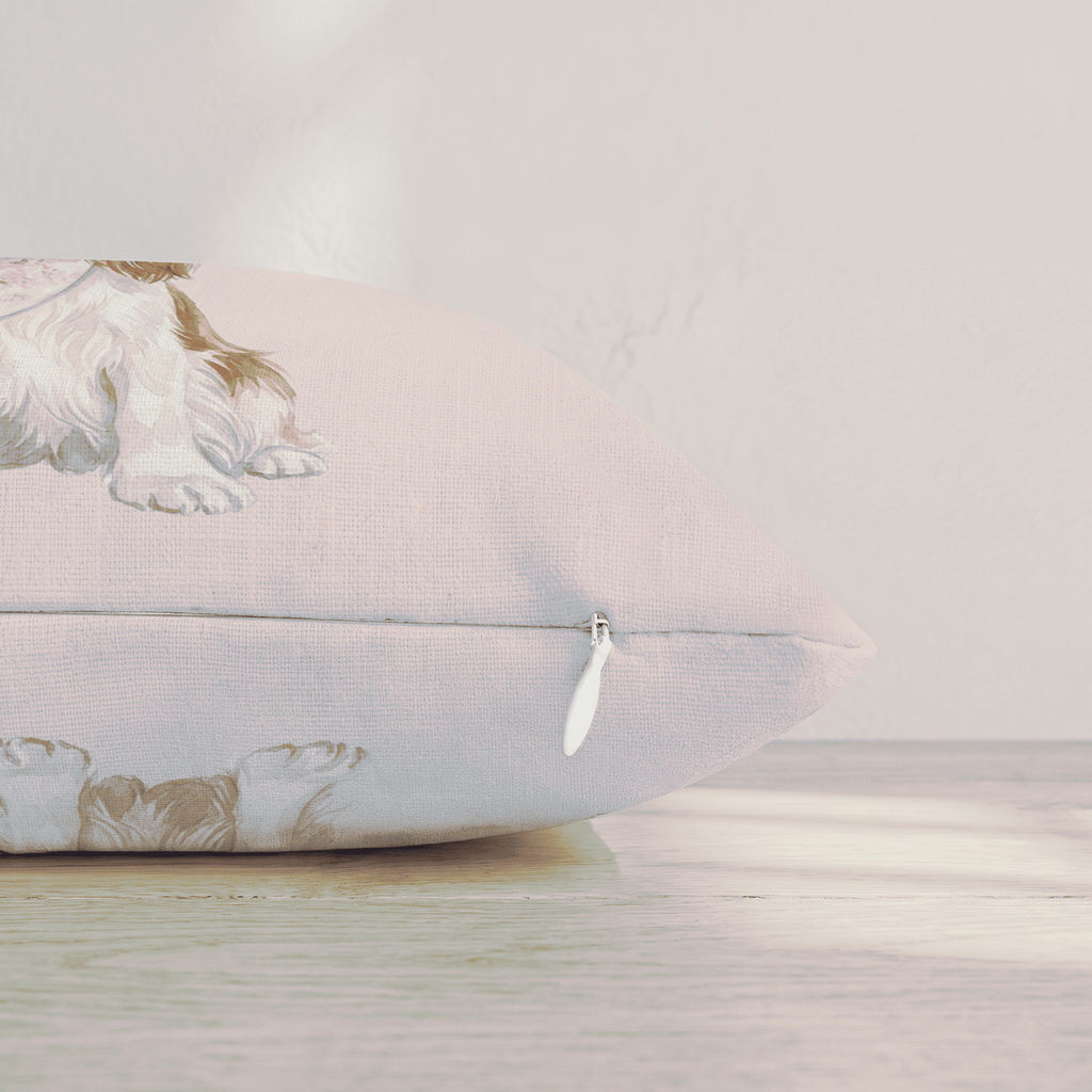Bandana Cavalier King Charles Spaniel Throw Pillow throw pillow - Hillcroft Home