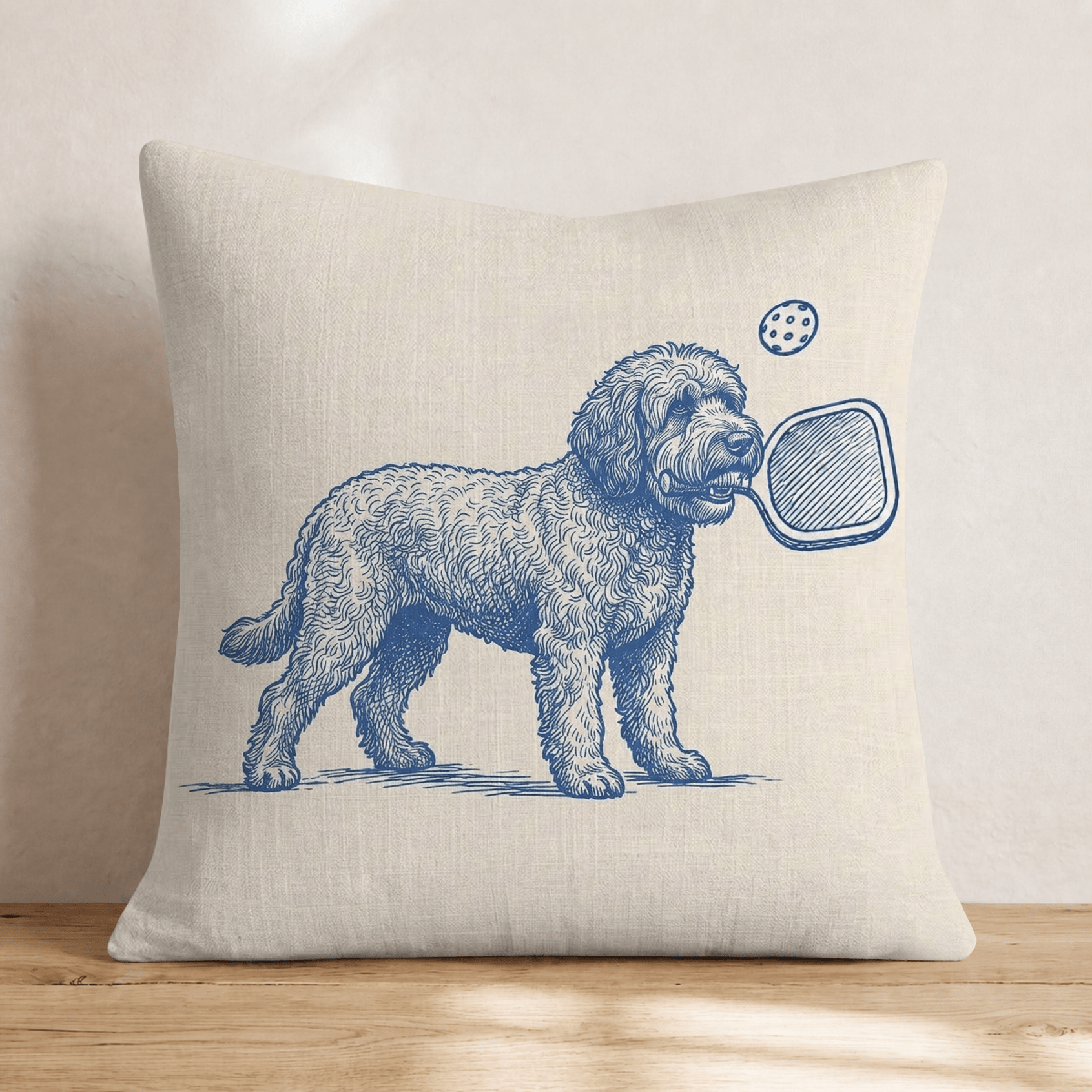 Barbet Pickleball Throw Pillow - Hillcroft Home