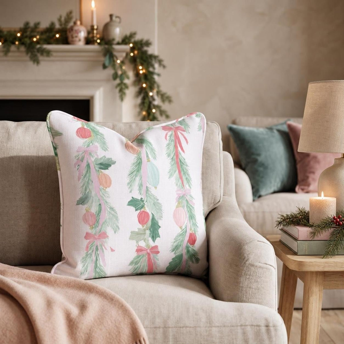 Barely Decorated Throw Pillow throw pillow - Hillcroft Home
