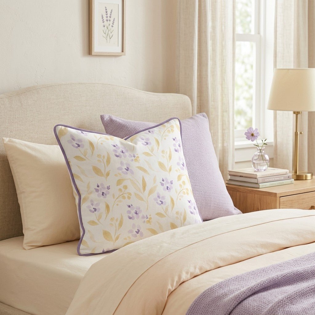Barkley Floral Throw Pillow - Hillcroft Home