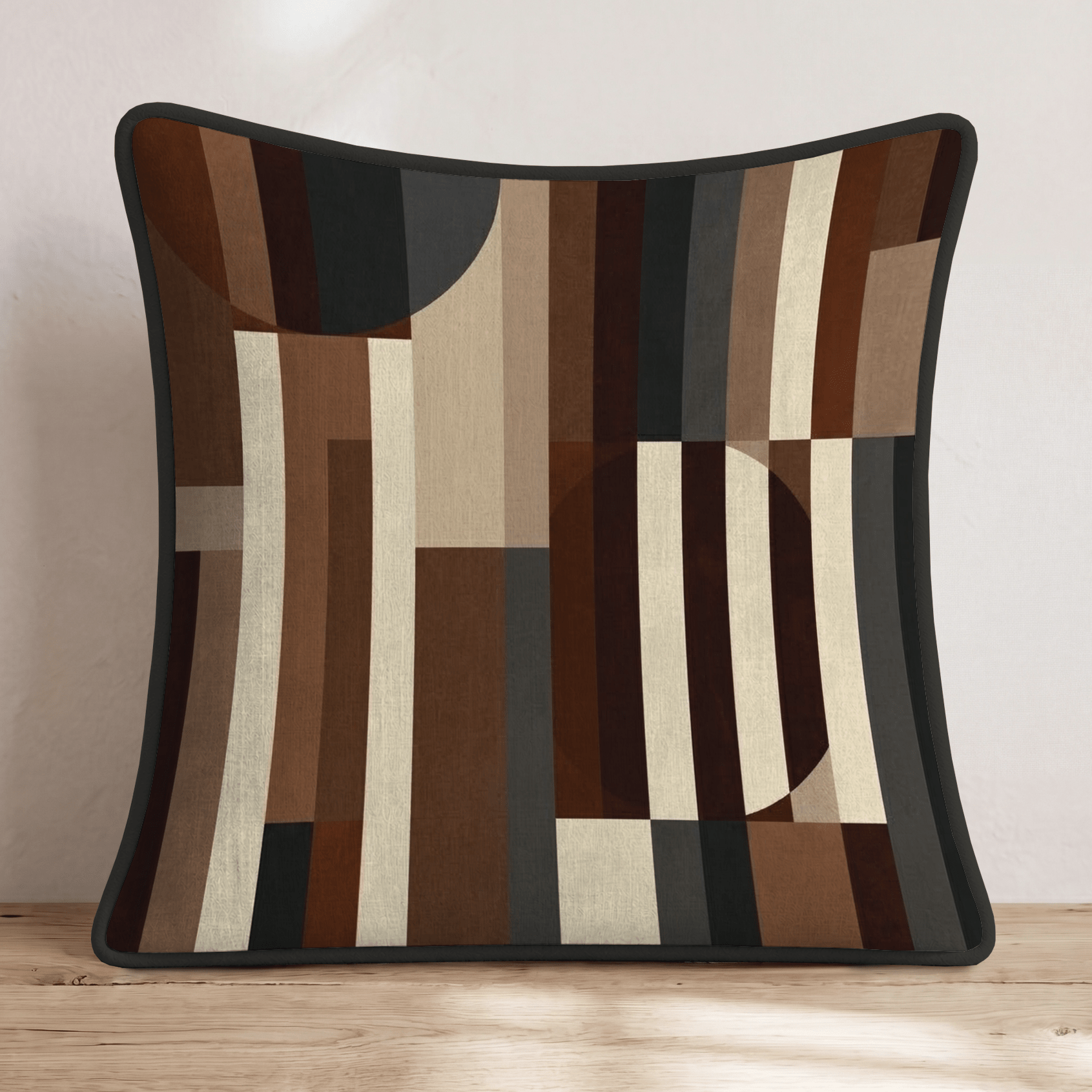 Barrel Stripes Throw Pillow - Hillcroft Home