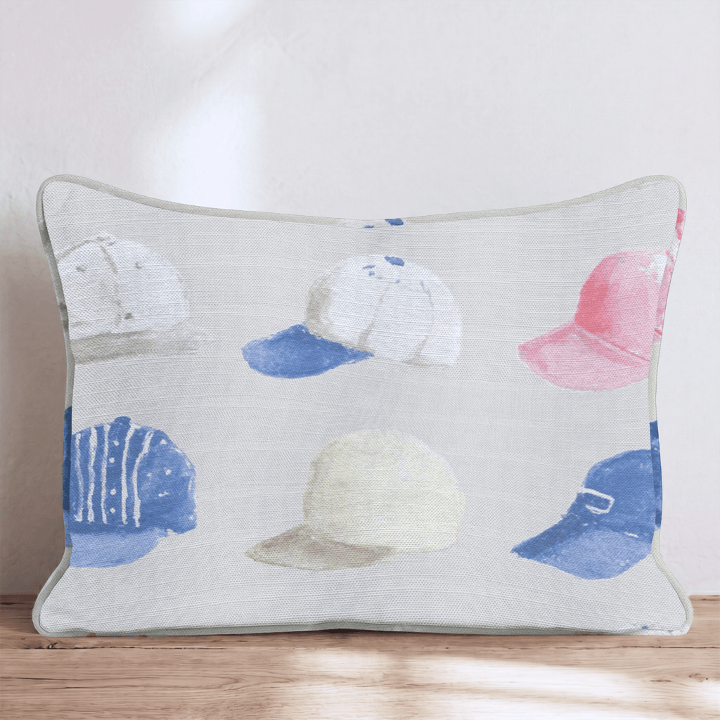Baseball Caps Throw Pillow - Hillcroft Home