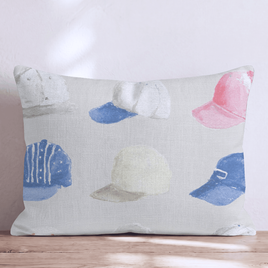 Baseball Caps Throw Pillow - Hillcroft Home