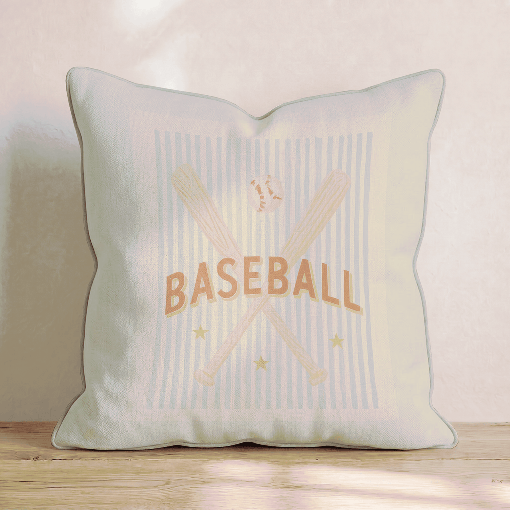 Baseball Classic Throw Pillow - Hillcroft Home