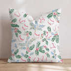 Baseball Juniper Cream Throw Pillow - Hillcroft Home