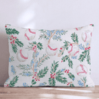 Baseball Juniper Cream Throw Pillow - Hillcroft Home
