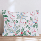 Baseball Juniper Cream Throw Pillow - Hillcroft Home