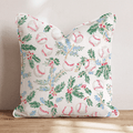 Baseball Juniper Cream Throw Pillow - Hillcroft Home