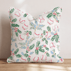 Baseball Juniper Cream Throw Pillow - Hillcroft Home