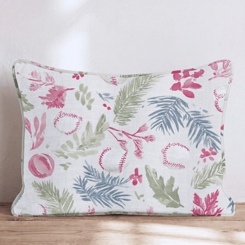 Baseball Palm Scatter Throw Pillow - Hillcroft Home