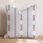 Baseball Stripes Throw Pillow - Hillcroft Home
