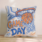 Basketball Game Day Throw Pillow - Hillcroft Home