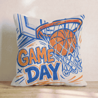 Basketball Game Day Throw Pillow - Hillcroft Home