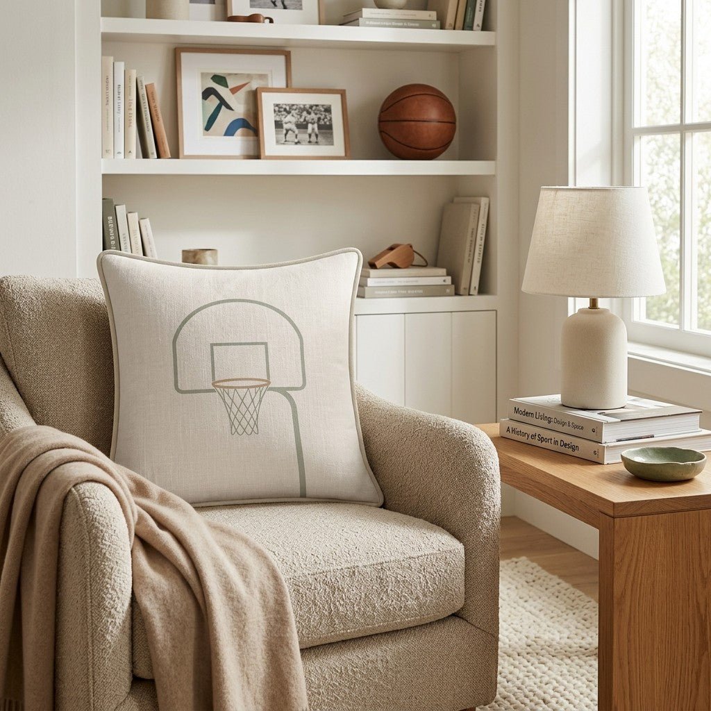 Basketball Goal Throw Pillow - Hillcroft Home