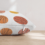 Basketball Grid Throw Pillow - Hillcroft Home