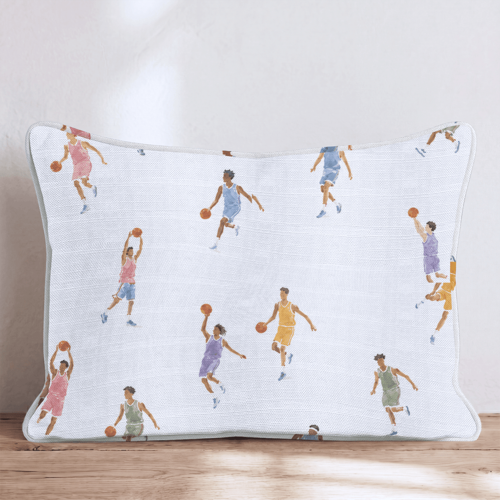 Basketball Party Throw Pillow - Hillcroft Home