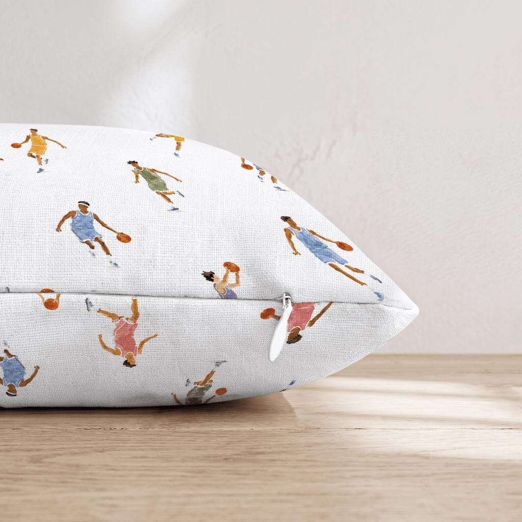 Basketball Party Throw Pillow - Hillcroft Home