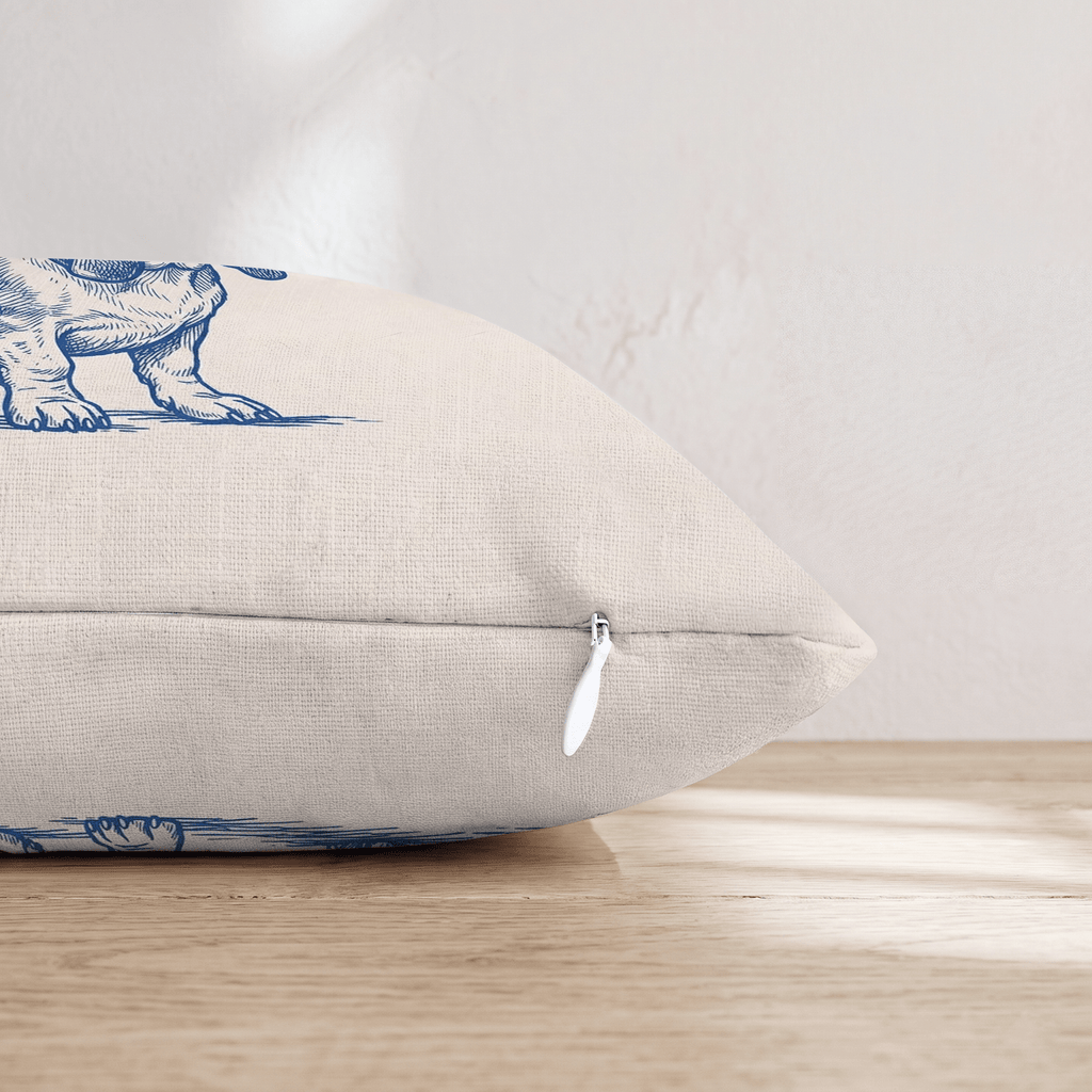 Basset Hound Pickleball Throw Pillow - Hillcroft Home
