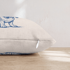 Basset Hound Pickleball Throw Pillow - Hillcroft Home
