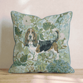 Basset Hound Power Throw Pillow - Hillcroft Home