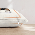 Basset Hound Tumbler Throw Pillow - Hillcroft Home