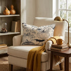 Bats and Botanicals Throw Pillow - Hillcroft Home