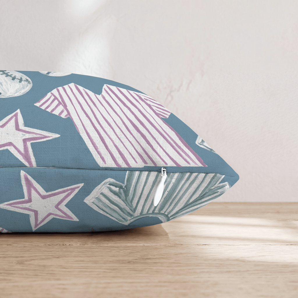 Bats & Bases_ Throw Pillow - Hillcroft Home