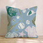 Bats & Bases_ Throw Pillow - Hillcroft Home