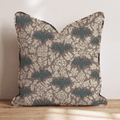 Bats Damask Throw Pillow - Hillcroft Home