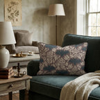 Bats Damask Throw Pillow - Hillcroft Home