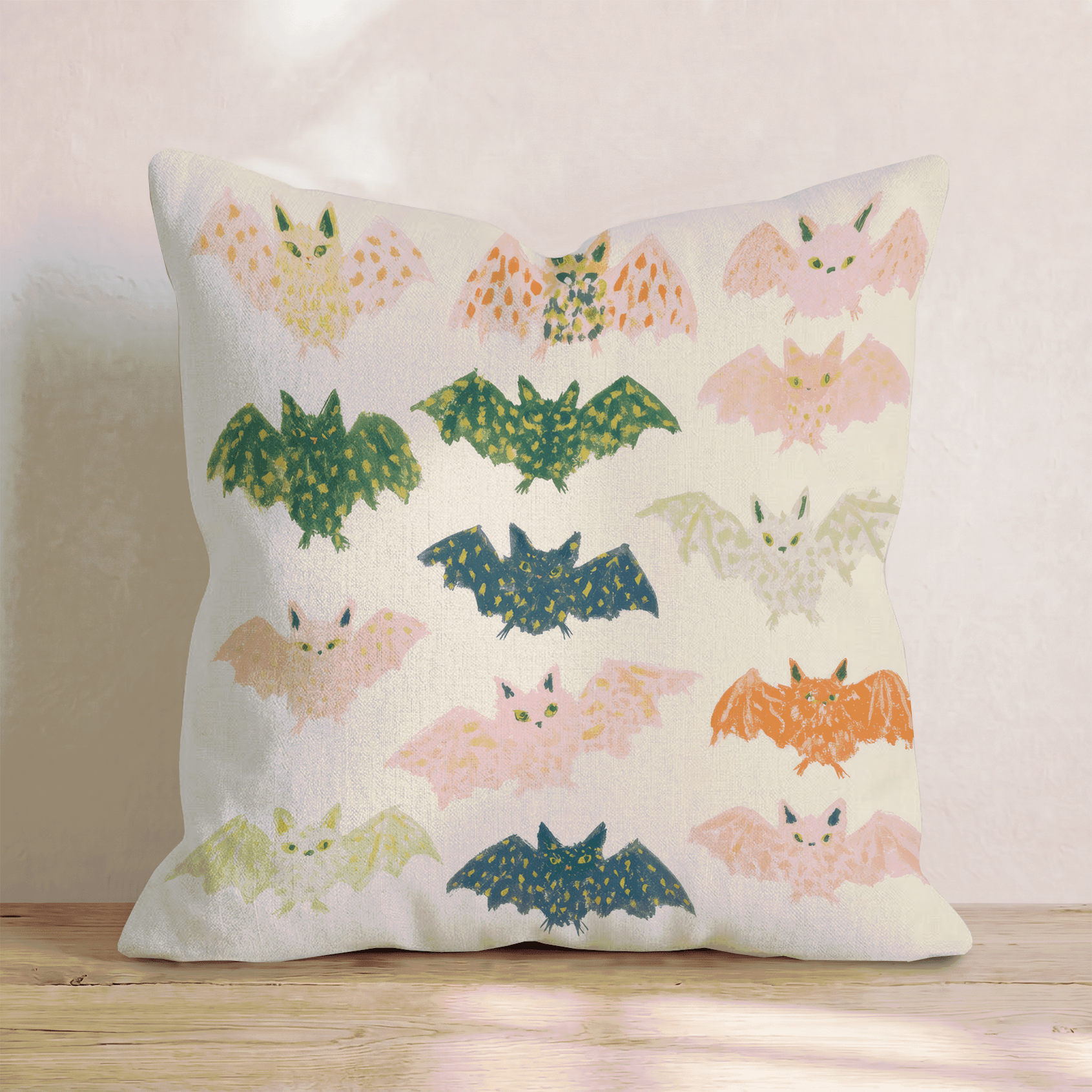 Bats Galore Throw Pillow - Hillcroft Home