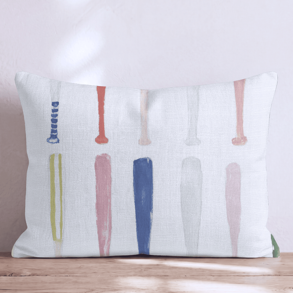 Batting Bats Throw Pillow - Hillcroft Home