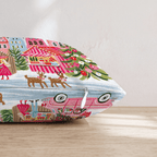 Bavarian Market Sleigh Throw Pillow - Hillcroft Home