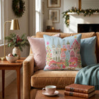 Bavarian Market Sleigh Throw Pillow throw pillow - Hillcroft Home