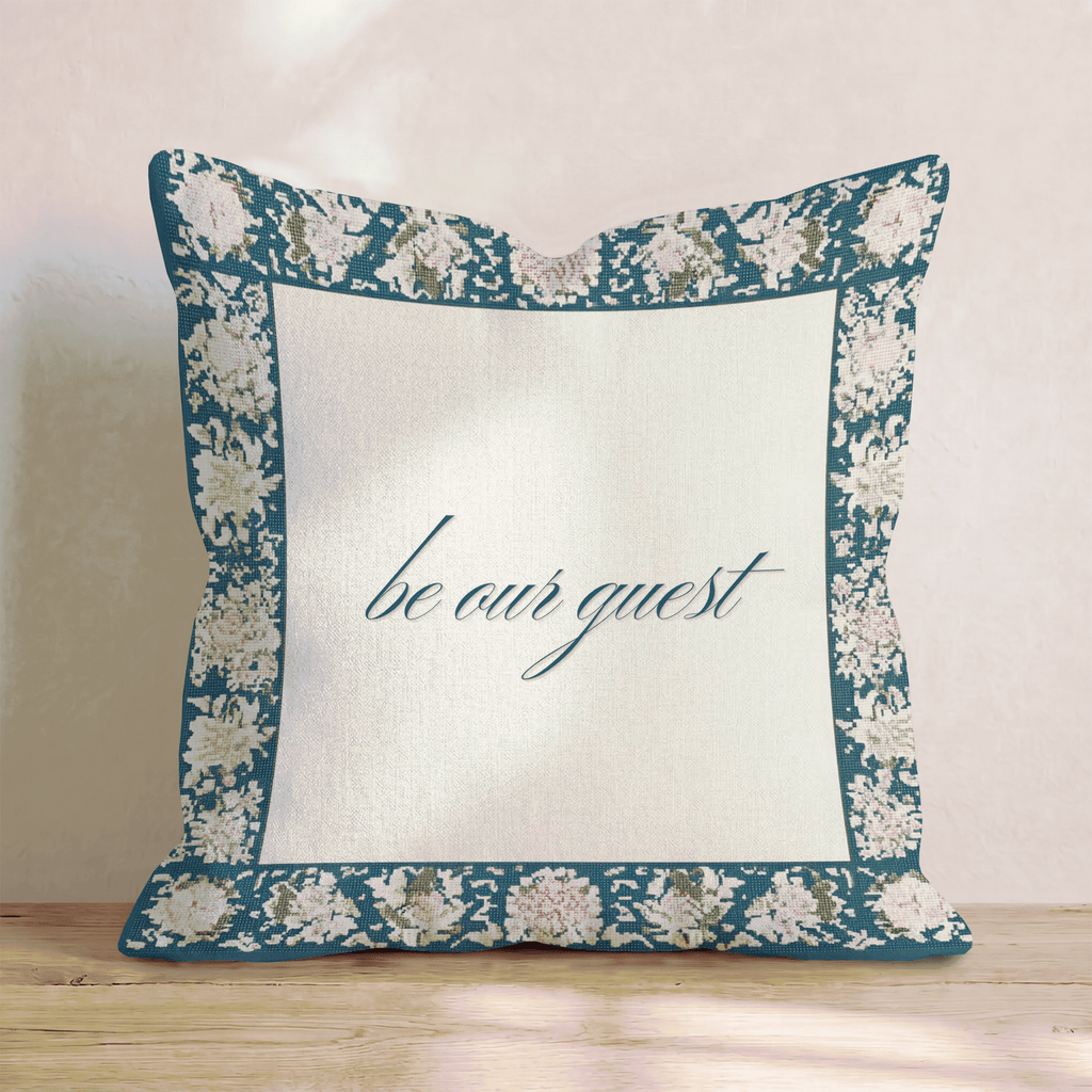 be our guest Throw Pillow - Hillcroft Home