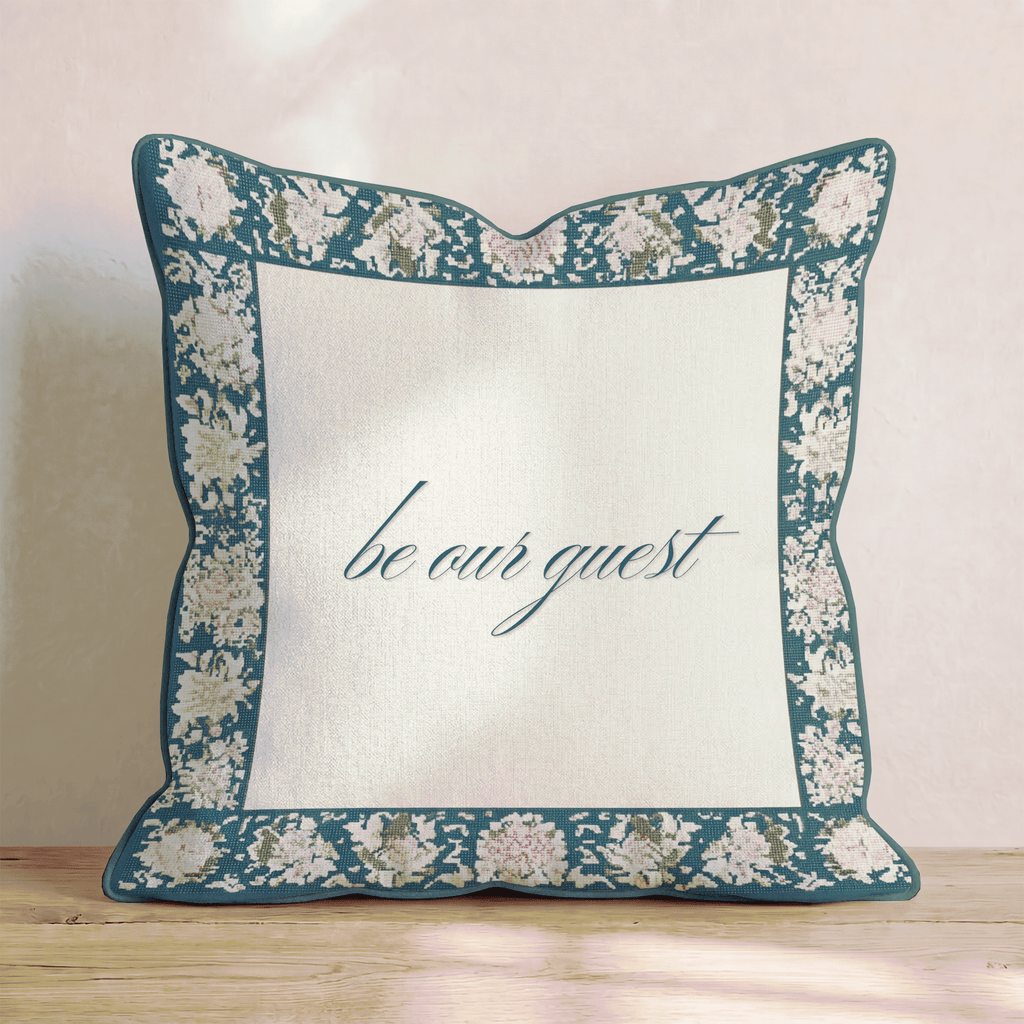 be our guest Throw Pillow - Hillcroft Home