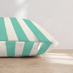 Beach Stripes Throw Pillow - Hillcroft Home