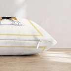 Beagle Matcha Throw Pillow - Hillcroft Home