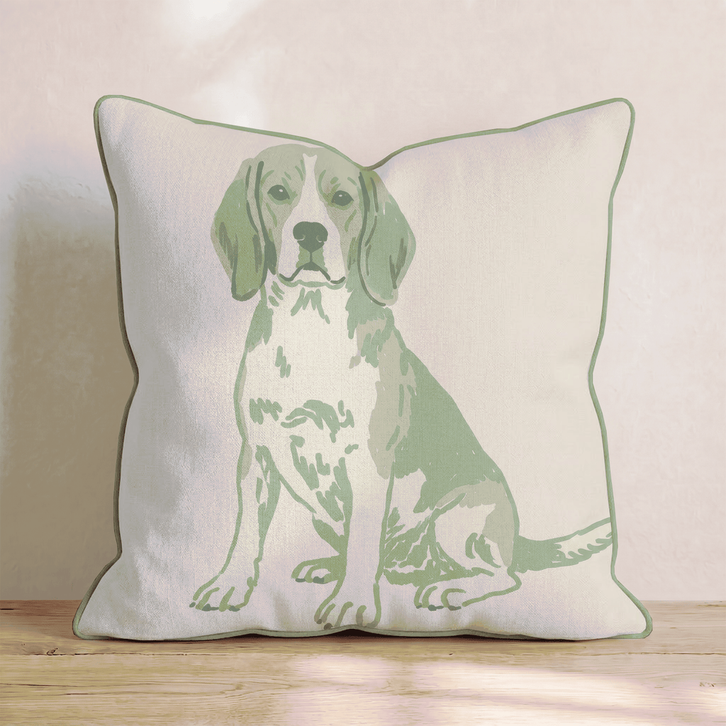 Beagle_ Throw Pillow - Hillcroft Home
