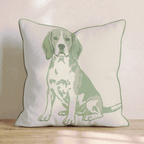 Beagle_ Throw Pillow - Hillcroft Home