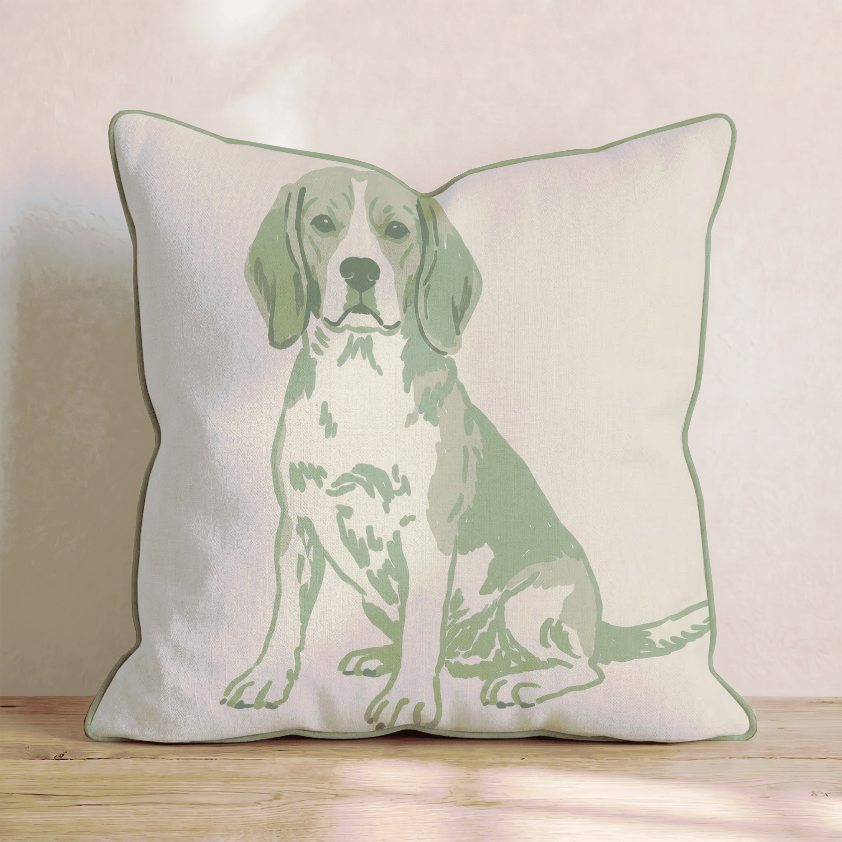 Beagle_ Throw Pillow - Hillcroft Home